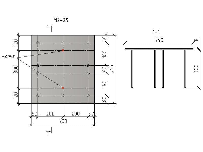 Чертеж изделия М2-29