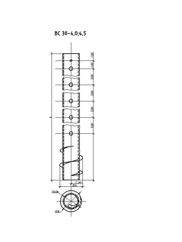 Чертеж ВС30-4,0