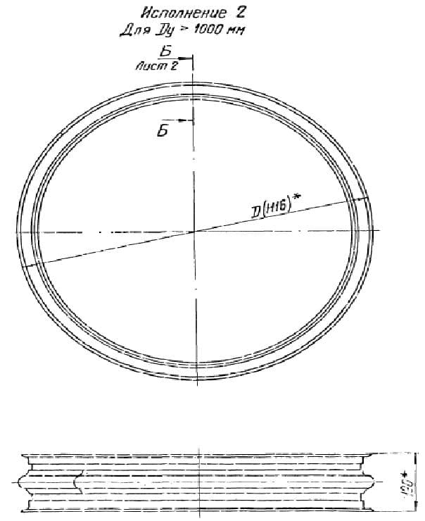 Компенсатор круглый исполнение 2