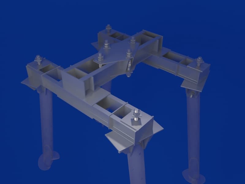 Фундамент четырехсвайный ВФ-4 Фундамент четырехсвайный ВФ-4