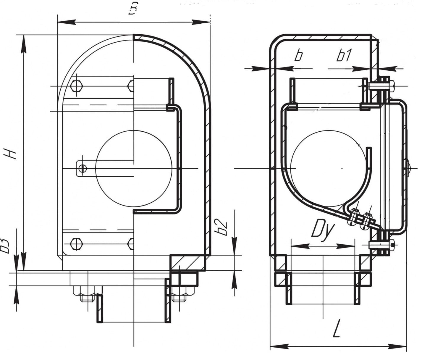 Чертеж головки воздушных труб