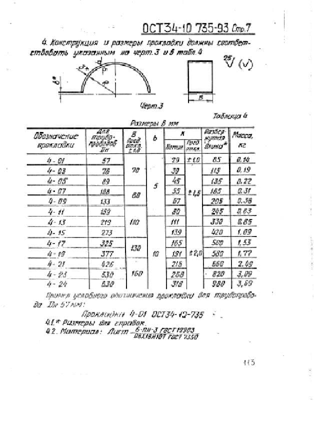 чертеж 3 для горизонтальных трубопроводов