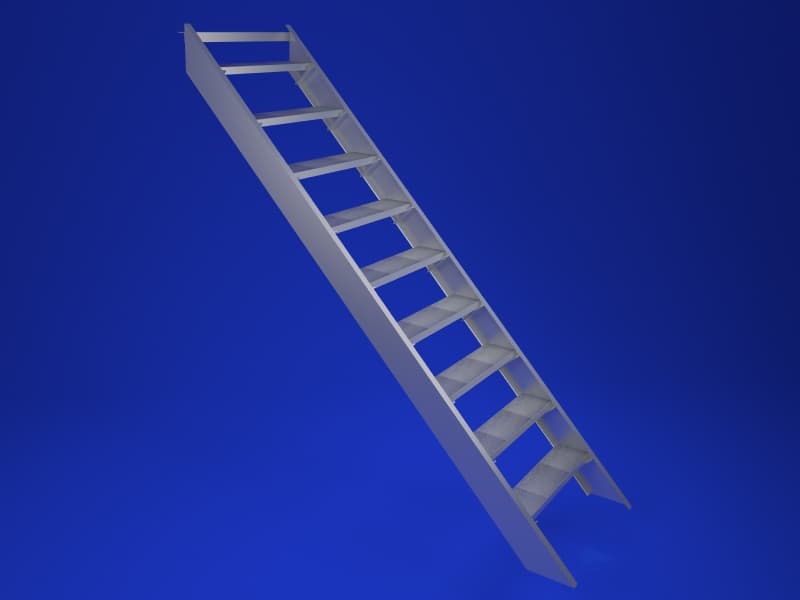 Лестница металлическая 45 градусов фото Лестница-45 град