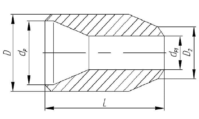 Чертеж перехода точеного ОСТ 34.10.423-90