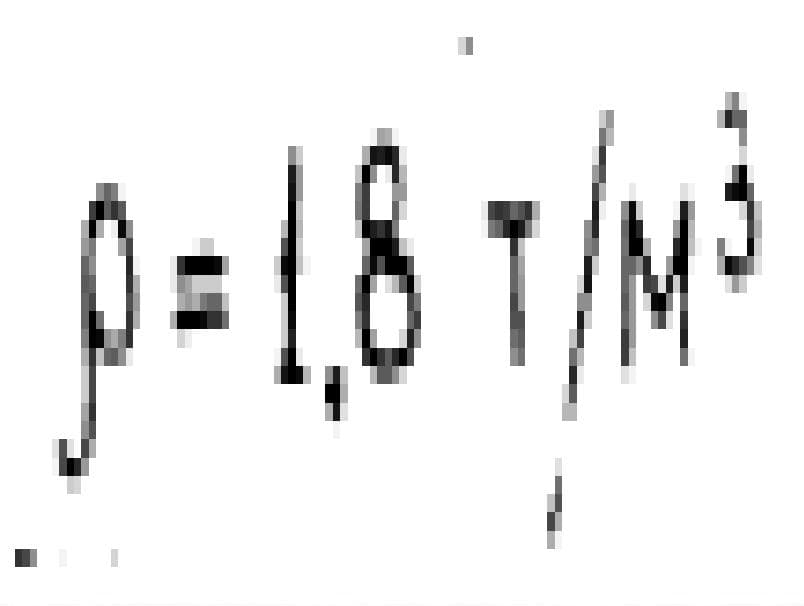 Формула плотности груна