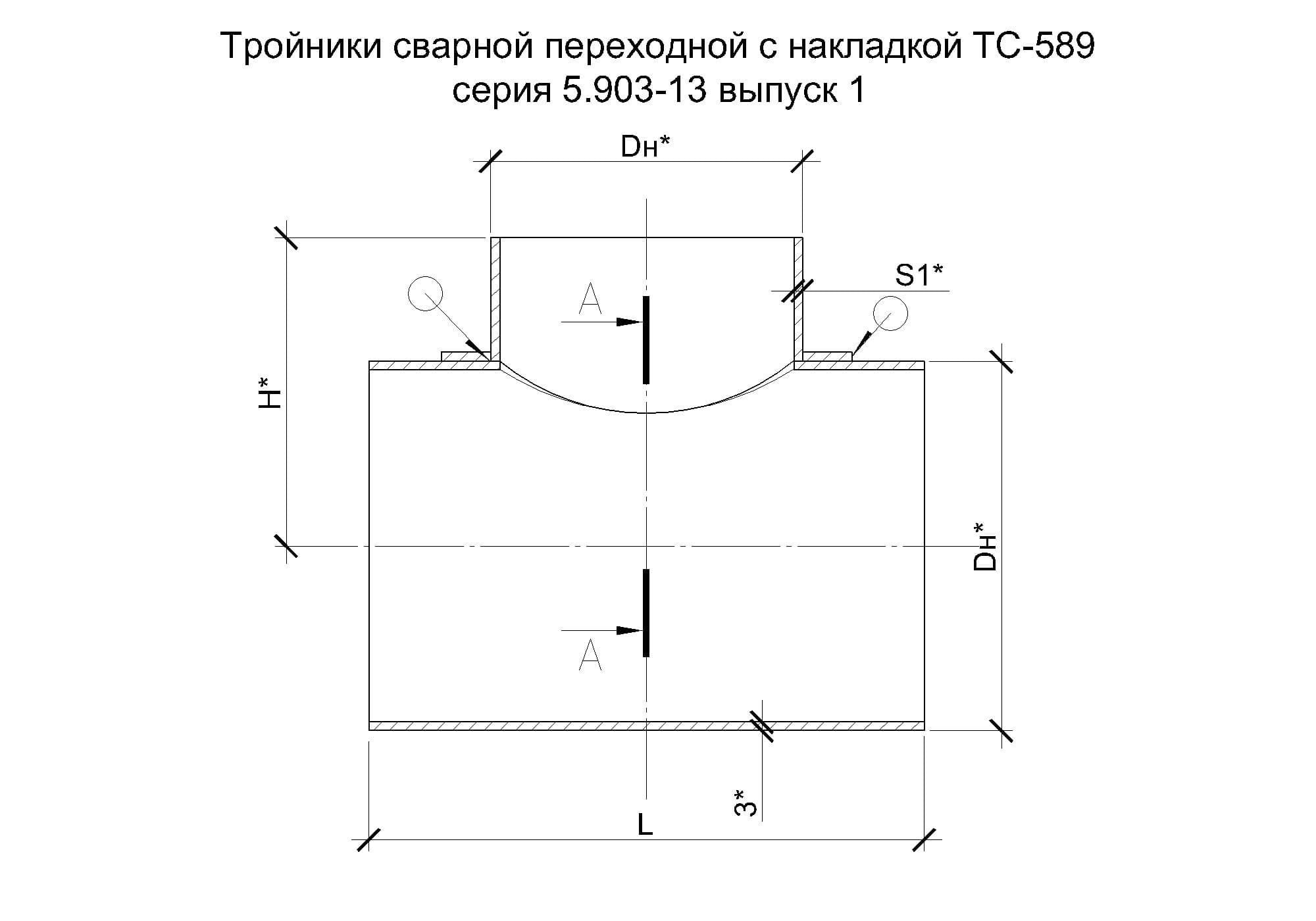 Сварка тройника чертеж