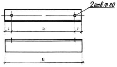 Схематический чертеж элемента крепежа Д-13