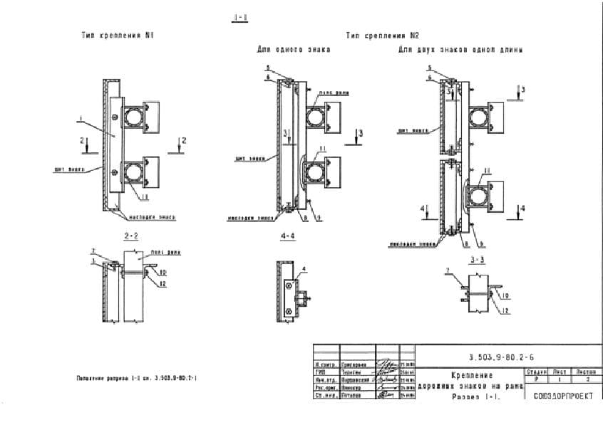 Тип крепления №1