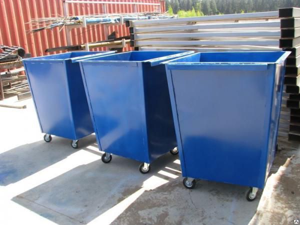 Контейнеры для ТБО на колесиках фото