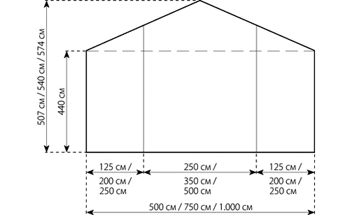 Тентовый шатер чертеж Тентовый шатер чертеж