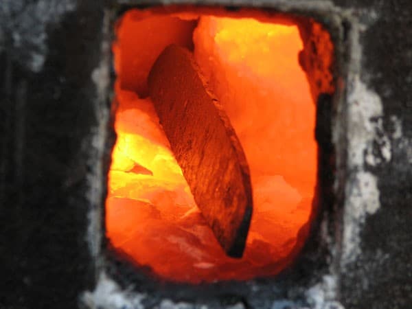 Закалка металлического ножа в домашних условиях