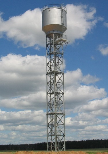 Башня водонапорная стальная фото