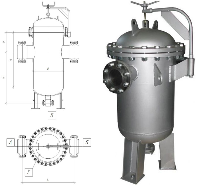Фильтры сдж чертеж