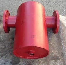 Грязевик фланцевый вертикальный