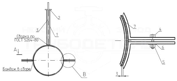Чертеж репера