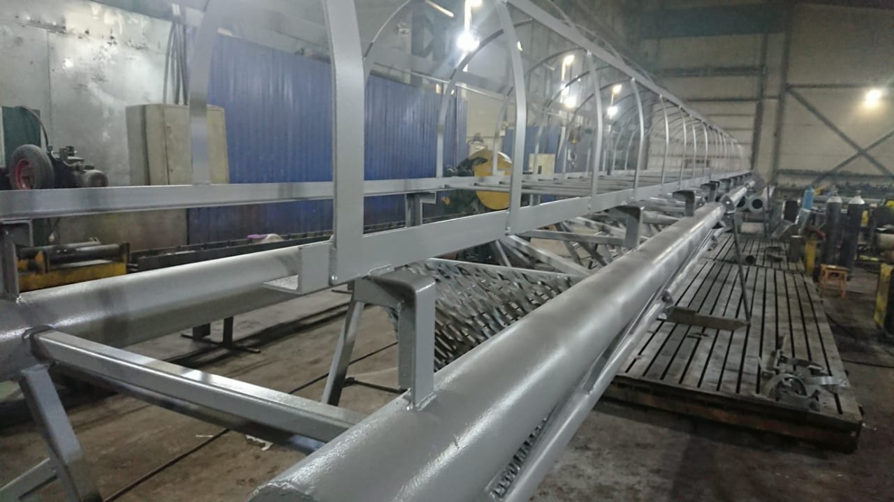 Изготовление дымовой трубы на заводе Изготовление дымовой трубы на заводе