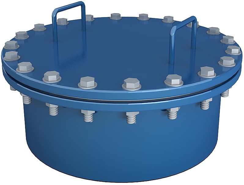 Люк лаз ЛЛ круглой формы