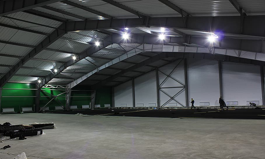 Спортивный быстровозводимый каркасный комплекс