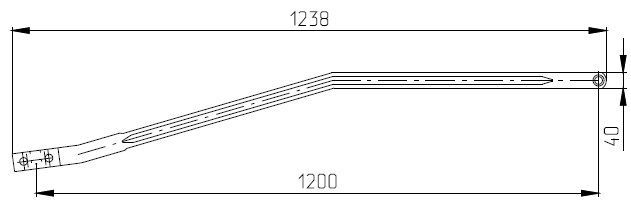 Габариты фиксатора КС-109
