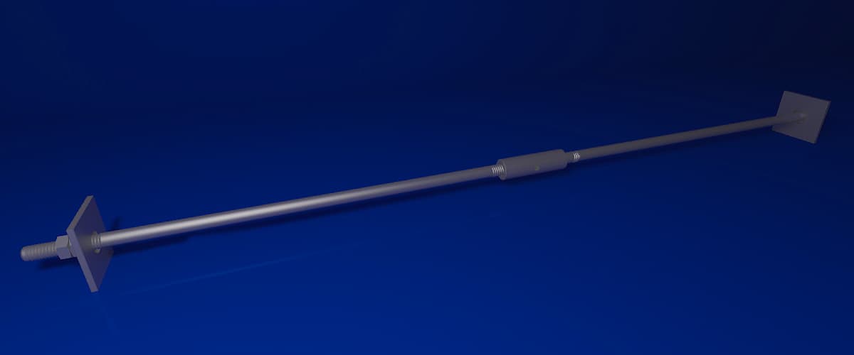 Анкерная тяга резьбовая с муфтой