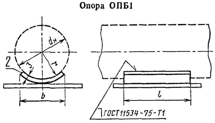 Опора ОПБ1