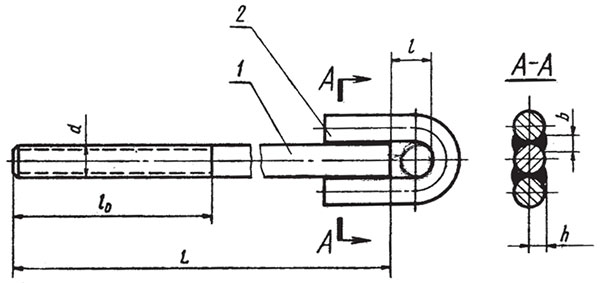 Тяги с ушком МН 3959-62 Тяги с ушком МН 3959-62