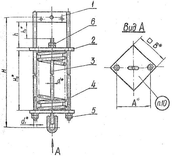 Блоки пружинные ОСТ 34 295-75