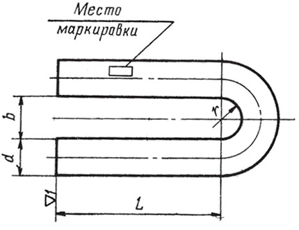 Ушки подвесок трубопроводов МН 3960-62 Ушки подвесок трубопроводов МН 3960-62