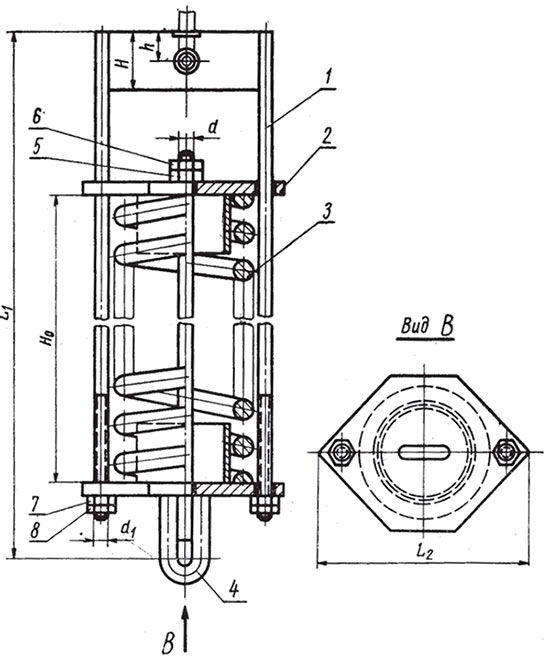 Блоки пружин подвесок МН 3956-62 Блоки пружин подвесок МН 3956-62