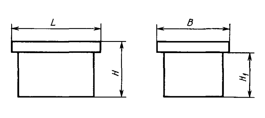 Чертеж металлической тары типа 1, исполнения 5