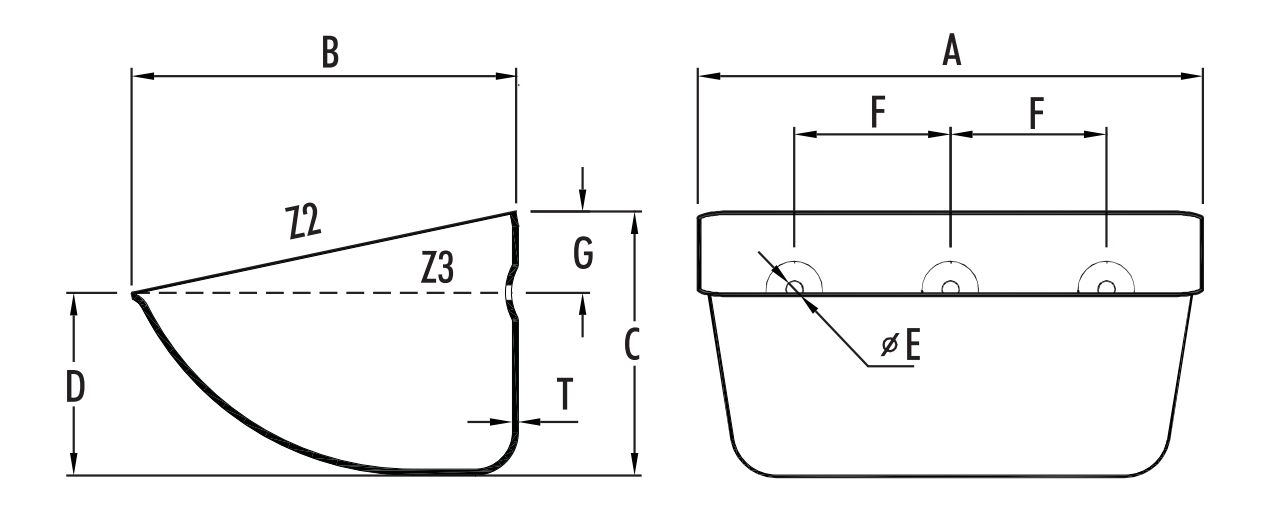 Ковш элеваторный Тип Starco Jumbo Ковш элеваторный Тип Starco Jumbo