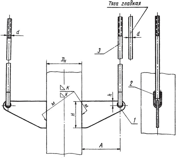 Блоки приварных подвесок МН 3953-62 Блоки приварных подвесок МН 3953-62