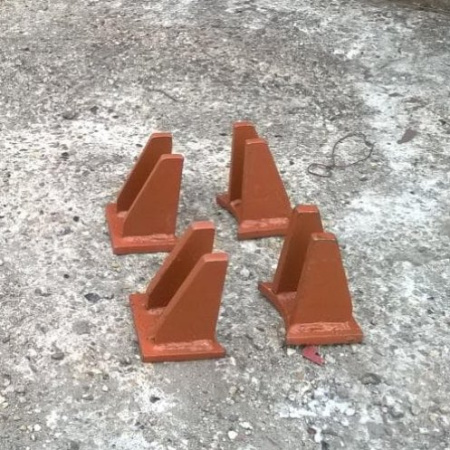 Опора неподвижная лобовая двухупорная