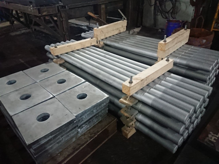 Фундаментные болты с анкерной плитой 2.1 - тип 2 исполнение 1 Фундаментные болты с анкерной плитой 2.1 - тип 2 исполнение 1