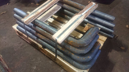 Фундаментные болты изогнутые 1.2 - тип 1 исполнение 2