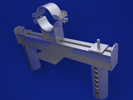 Подвески пружинные хомутовые на опорной балке  рис. 1 ОСТ 24.125.122-01