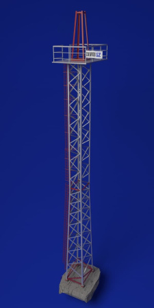 Стальная прожекторная мачта ПМС-32,5Б