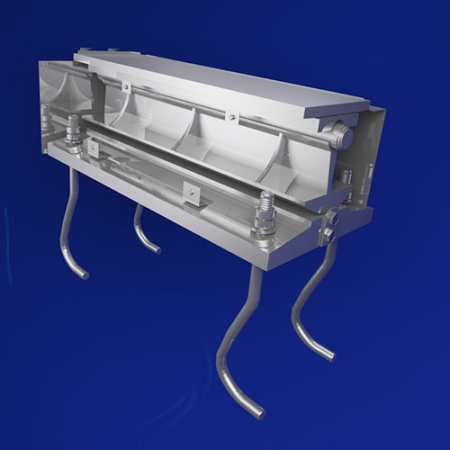 Опорная часть секторная неподвижная сварная СП, СП-С