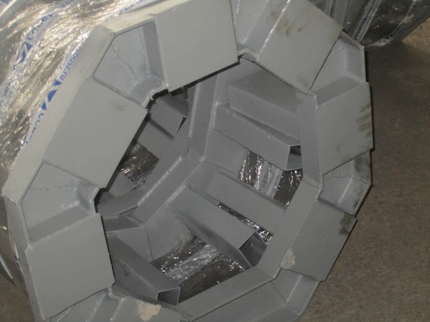 Закладные детали мачты ПМС