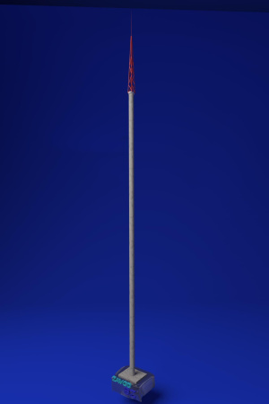 Железобетонный молниеотвод МЖ-30,6