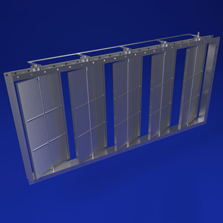 Клапан прямоугольный большого размера