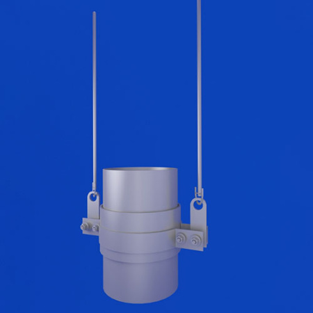 Хомут для вертикальных трубопроводов ОСТ 34-10-736-93