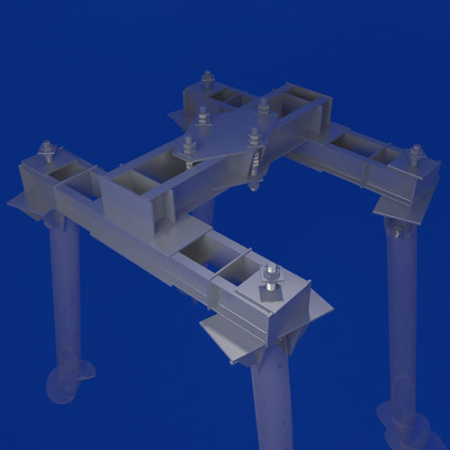 Фундамент четырехсвайный ВФ-4 Фундамент четырехсвайный ВФ-4