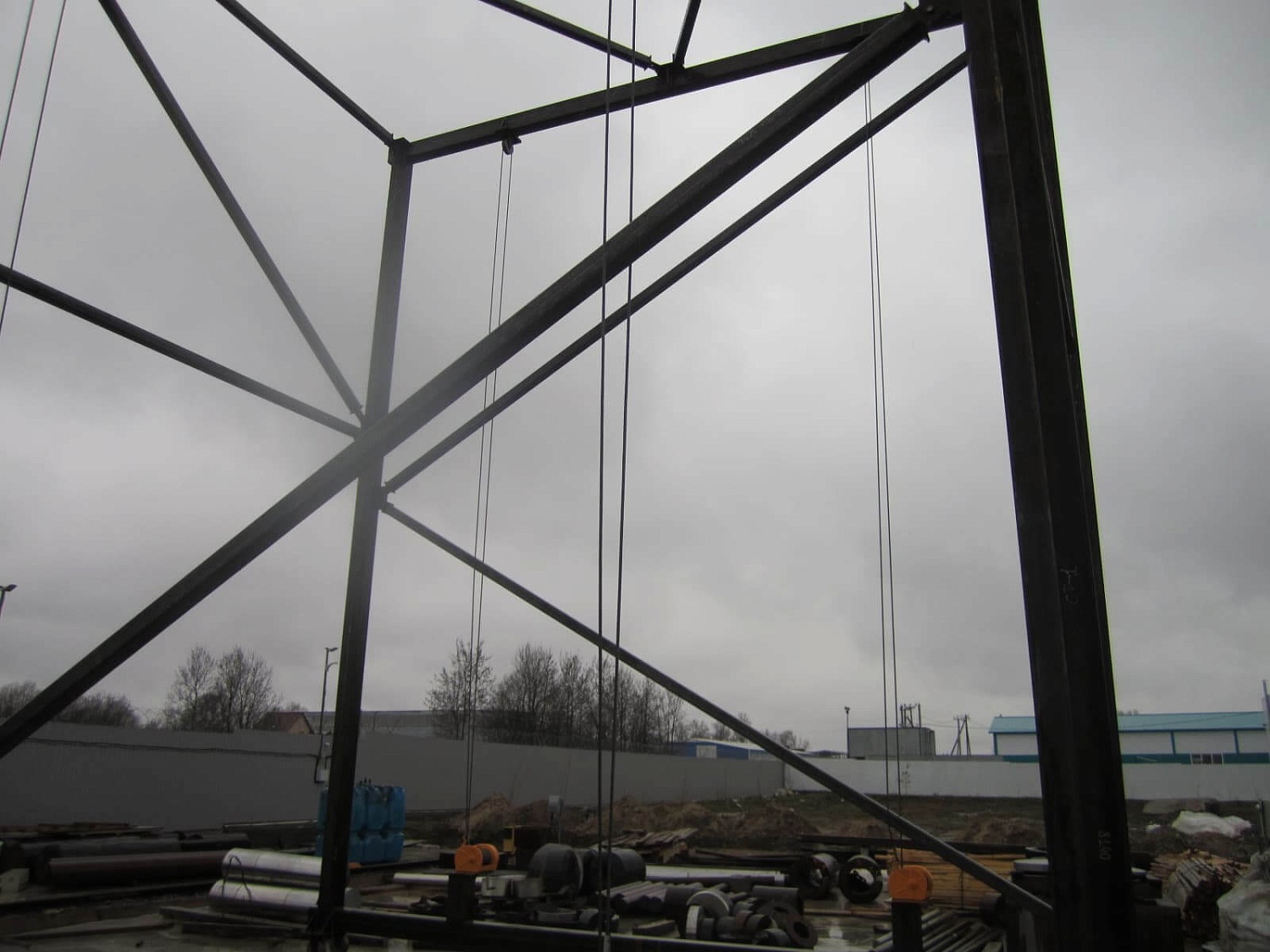 Монтаж лебедок технологических