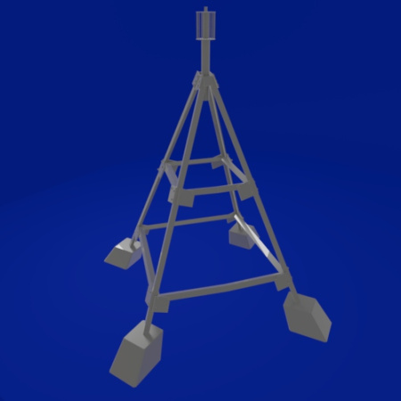 Наземный знак "Пирамида"