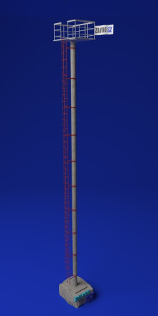 Ж/бет. прожекторная мачта ПМЖ-22,8Б